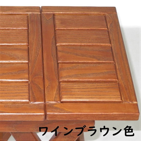 無垢材　グリップテーブル　～手軽に運べるガーデンテーブル～（A-0４、A-05） 4枚目の画像