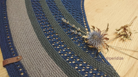 MH製ニルサショールデザインShiBuiワイヤー手織りショールカラーマッチングシャーリングラベルデザイナー（スポット） 4枚目の画像