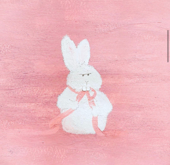 ピンク・ブルー】うさぎのきもち ポストカード 2枚セット イラスト