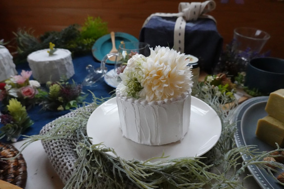 フェイクケーキ　wedding/birthday撮影・飾り用ケーキ "タイプA" 5枚目の画像