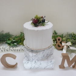 フェイクケーキ/クレイケーキ　wedding/birthday撮影・飾り用ケーキ "タイプH" 2枚目の画像