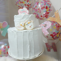 フェイクケーキ/クレイケーキ　wedding/birthday撮影・飾り用ケーキ "タイプH" 10枚目の画像