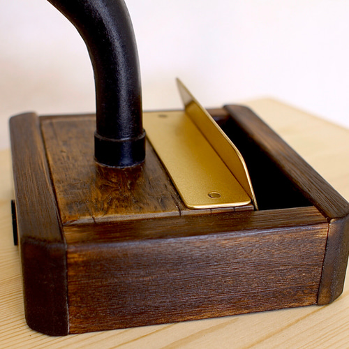 antique-古道具 木製 スピーカー スマホ接続 レトロ ヴィンテージ 木製