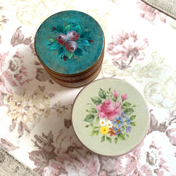 トールペイント 、アンティークな紫陽花のプレート その他インテリア