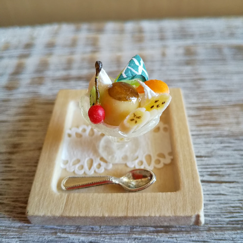 ミニチュアスィーツ（プリンアラモード） その他インテリア雑貨
