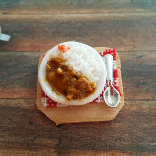 ミニチュアフード カレーライスセット CoCo壱番屋ミニチュアマスコット