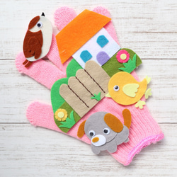 あみぐるみヘアゴム＊【大】クリスマス☆サンタさんとトナカイさん