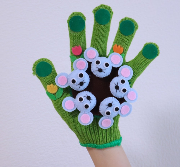 手袋シアター　「いっぴきののねずみ」 5枚目の画像