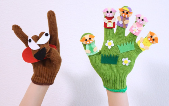 手袋シアター「さっとにげました」 5枚目の画像