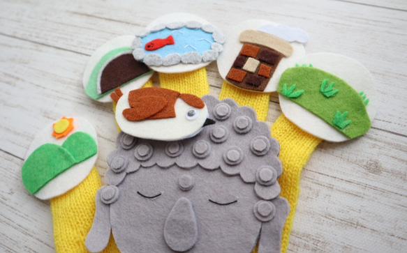 手袋シアター　「奈良の大仏さん」 3枚目の画像