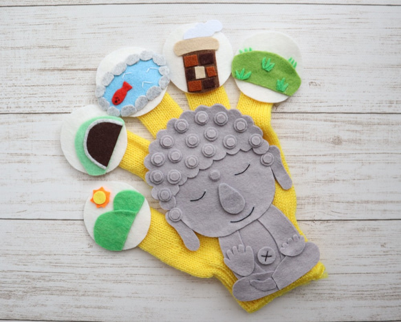 手袋シアター　「奈良の大仏さん」 1枚目の画像