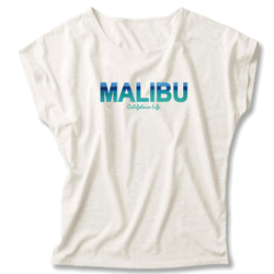 MALIBU ドルマンTシャツ　ホワイト 1枚目の画像