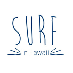 SURF in Hawaii 白Tシャツ（男女兼用） 2枚目の画像