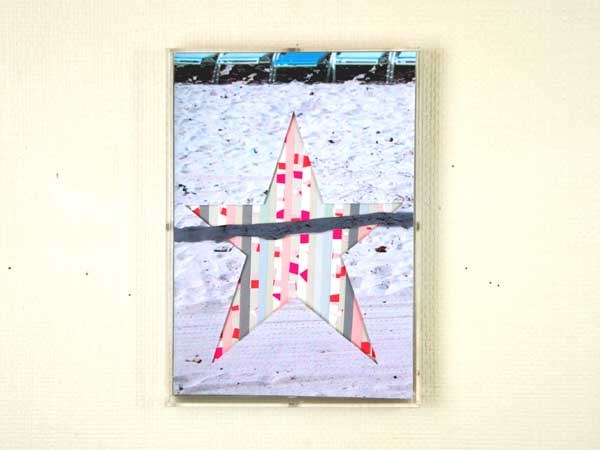 コラージュ　「エトアル・ヴォワイヤジャーズ」　054  タヒチのビーチ　A