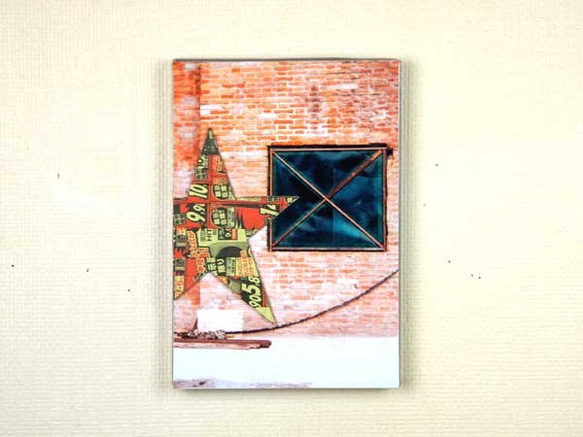 コラージュ　「エトアル・ヴォワイヤジャーズ」　077  ヴェニスのレンガの壁  A 2枚目の画像