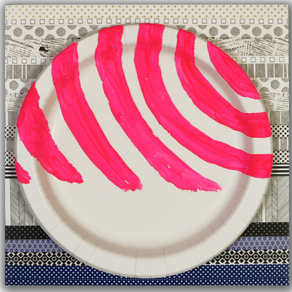 ペーパー　プレート　ペインティング　no.48