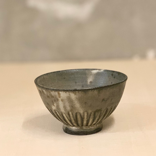 k15 伊良保　灰釉窯変鉢　御茶碗 灰釉しのぎ御飯茶碗 茶碗・めし碗 大阪/南堀江ウツワ製作所 通販