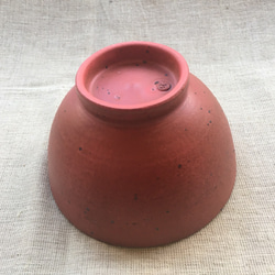 ご飯茶碗（赤 A） 4枚目の画像