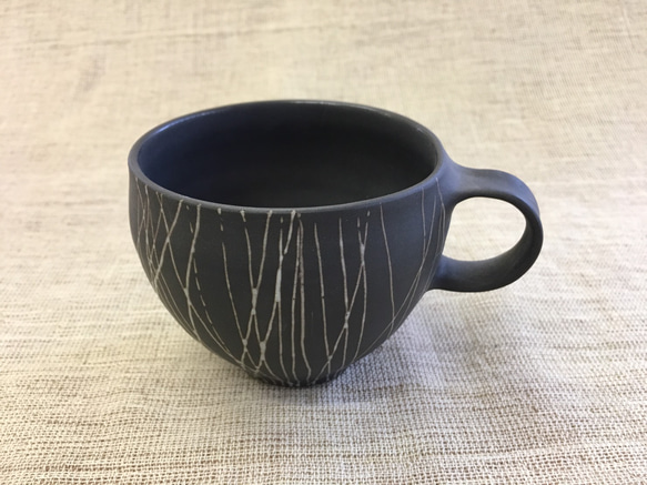 コーヒーカップ ＊線紋＊ 1枚目の画像