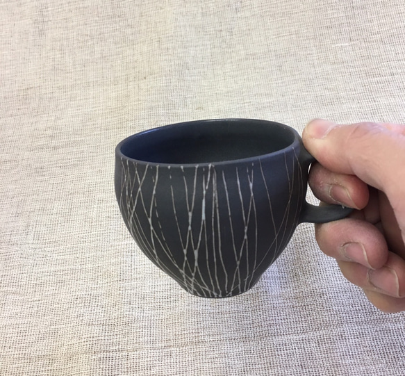 コーヒーカップ ＊線紋＊ 3枚目の画像