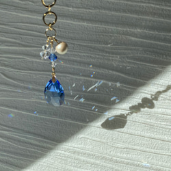 上質なクリスタルガラスがキラキラ 輝く サンキャッチャー バッグチャーム クリスマスプレゼントに✨️ 3枚目の画像