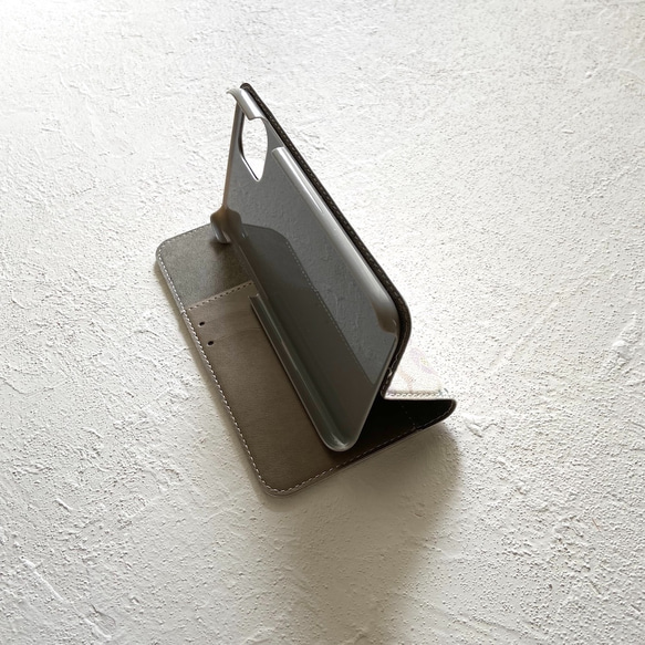 スマホケース手帳型【iPhone】森のともだち-natural 7枚目の画像