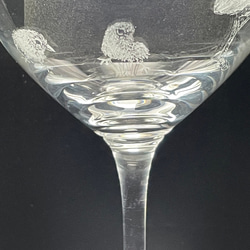 お好きな図柄で受注制作　日本酒が美味しい大吟醸用クリスタルグラス　 5枚目の画像