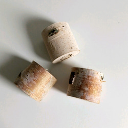 白樺キャンドルホルダー【小】北海道の白樺を使用 4枚目の画像
