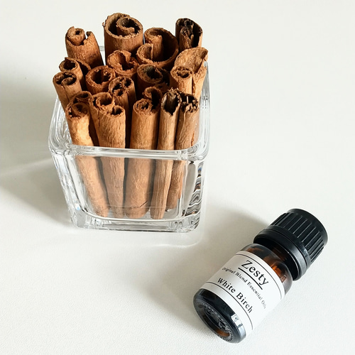 アロマセット【ブレンド精油（Zesty）とシナモンポプリのセット