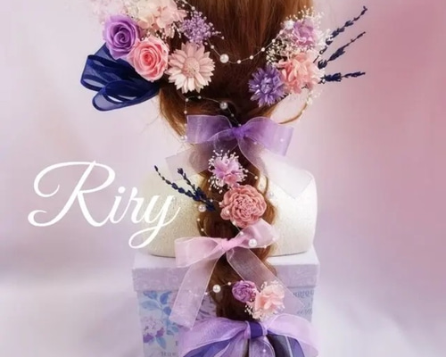 リボン&フラワー♡ヘアピン♡髪飾り♡ 0_275d4a329d15ea9444552141f73c