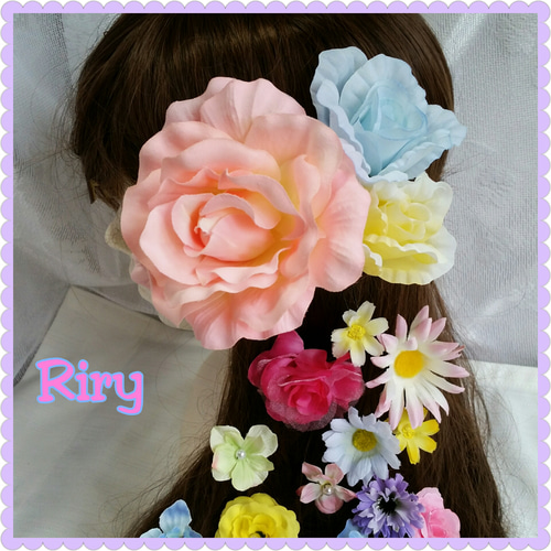 売り切れ!パステルカラーの夢かわいいラプンツェル髪飾りセット 売り切れ!パステルカラーの夢かわいいラプンツェル髪飾りセット