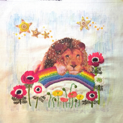 刺繍 アート絵画『animal à la mode-アニマル・ア・ラ・モード 刺繍 アート絵画『animal à la mode-アニマル・ア・ラ・モード