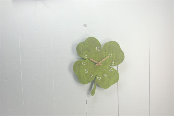 【再販】クローバーの時計　LL 5枚目の画像