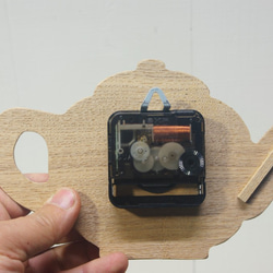 ティーポットの時計 3枚目の画像
