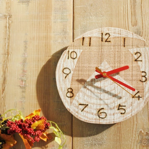 パン・ド・カンパーニュの時計 壁掛け時計 田舎パン 掛け時計