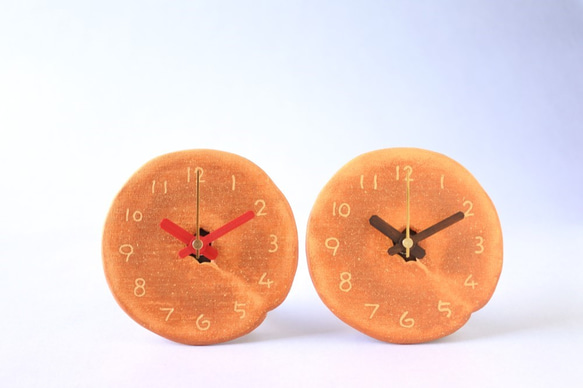ベーグルの時計　置時計・壁掛け時計兼用タイプ　パン 3枚目の画像