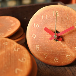 ベーグルの時計　置時計・壁掛け時計兼用タイプ　パン 1枚目の画像