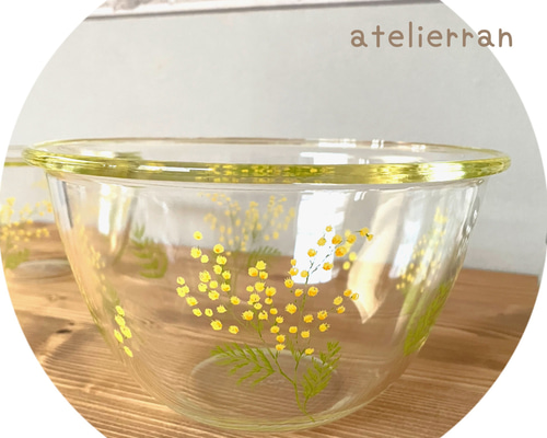 耐熱ガラスボウル（ミモザ）2200ml お椀・ボウル・鉢 アトリエ蘭 通販