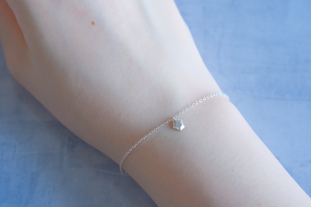 lítið fimmtungur bracelet：変形五角形　ブレスレット　シルバー　silver925