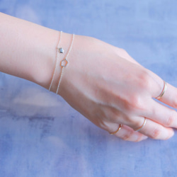 lítið fimmtungur bracelet：変形五角形　ブレスレット　シルバー　silver925 6枚目の画像