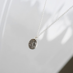 Tourmaline in quartz necklace：トルマリンインクオーツネックレスsilver925　シルバー 1枚目の画像