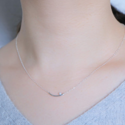 lítið perla  necklace：ベビーパールネックレス　silver925　シルバー 5枚目の画像