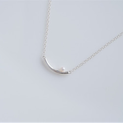 lítið perla  necklace：ベビーパールネックレス　silver925　シルバー 4枚目の画像