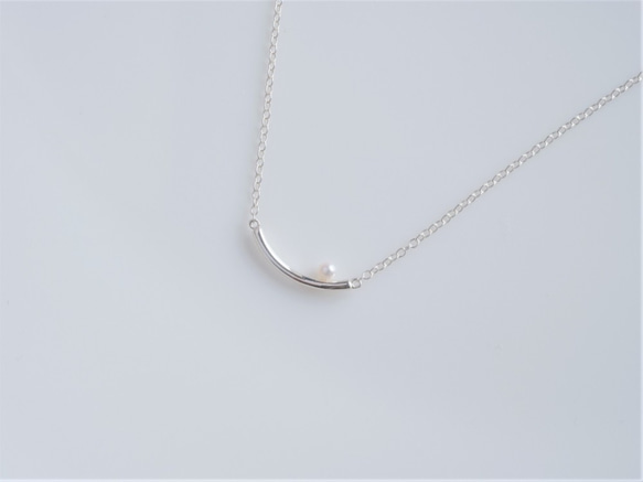 lítið perla  necklace：ベビーパールネックレス　silver925　シルバー 4枚目の画像