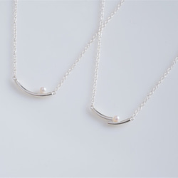 lítið perla  necklace：ベビーパールネックレス　silver925　シルバー 2枚目の画像