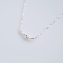 lítið perla necklace2：ベビーパールネックレス　silver925　シルバー 3枚目の画像