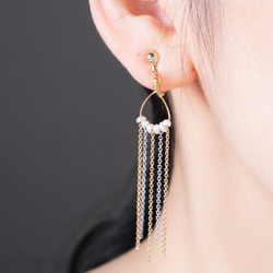 Foss Earring：淡水パール　イヤリング　ピアス 6枚目の画像