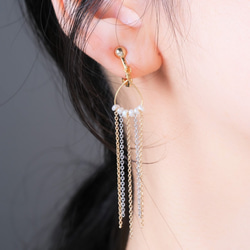 Foss Earring：淡水パール　イヤリング　ピアス 7枚目の画像