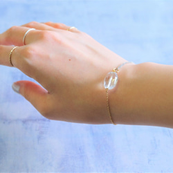 quartz bracelet：クオーツ　バイカラーチェーン　ブレスレット 6枚目の画像