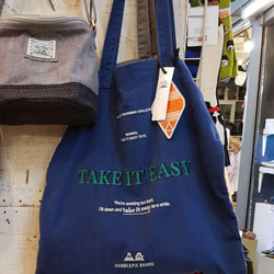 Take It Easyトートバッグ刺繍入り 3枚目の画像